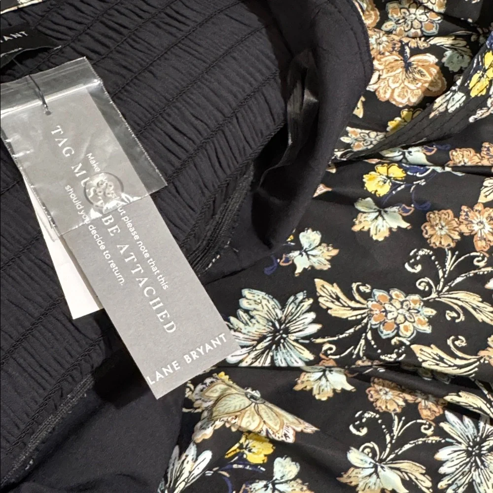 NWT LANE BRYANT Floral Sleeveless Dress - Picture 8 of 9